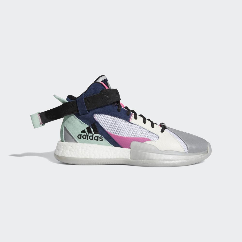 Adidasi Baschet Adidas Posterize Barbati Romania - Bleumarin/Roz/Albi EG6875